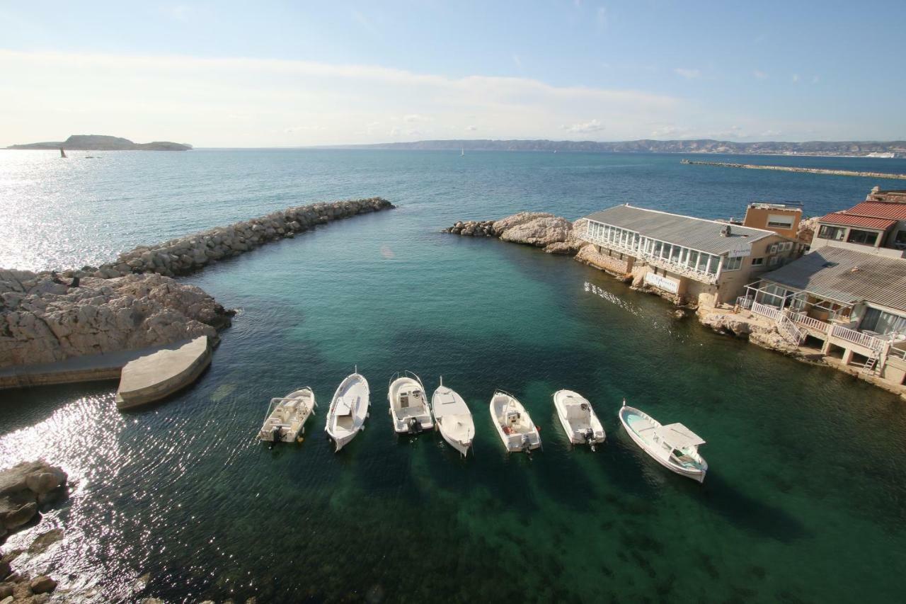 Stud Terras Ville Corniche 2 Pers Stat Gratuit Rue Modif Suivt Possib Et Accord Exclusif Marselha Exterior foto